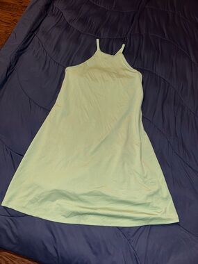 Light Green Spaghetti Strap athletic dress